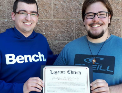 Legatus Christi Recipient: Christopher McCready